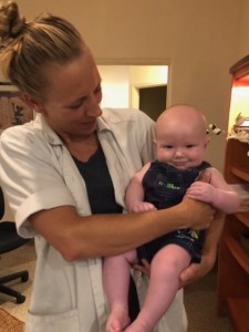 Jessica at San Diego Fertility Acupuncture gets a visit from client with their healthy wonderful baby